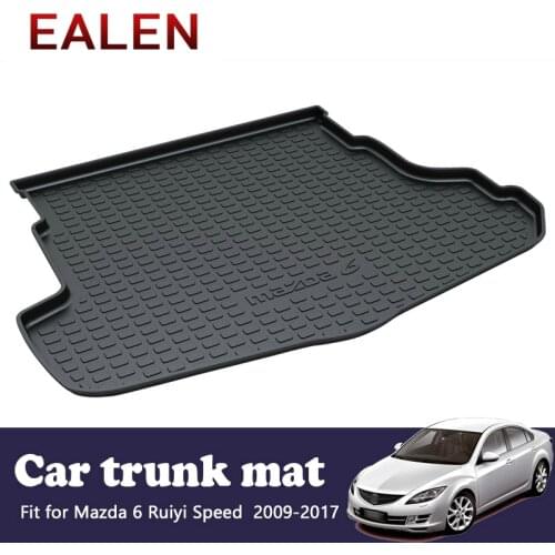 EALEN For Mazda 6 Ruiyi Speed 2009 2010 2011 2012 2013 2014 2015 2016 2017 Boot Liner Accessories1Set Car Cargo rear trunk mat