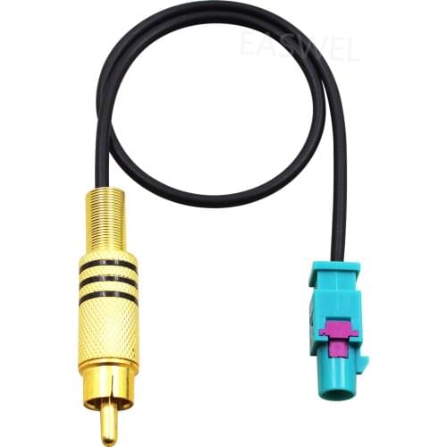 Male Fakra to RCA Car Antenna Adapter Cable for MERCEDES APS 50