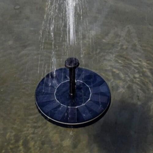 6V 1W Solar Powered Floating Fountain Outdoor Garden Pond Pool Decoration Water Fountain Pump for Household Garden