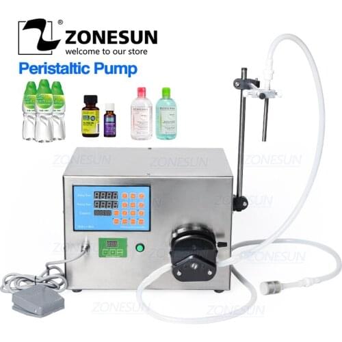 ZONESUN ZS-YT80 Semi Automatic Small Perfume Oil Beverage Bottles Liquid Filling Machinery For Olive Brewery Oil Water