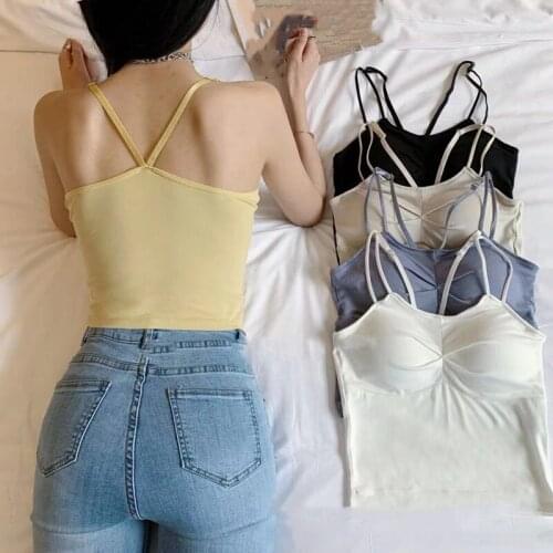 Casual Sexy Backless Sports Multifunctional Suspender Top,Womens New Fashion Sleeveless Frameless Latex Collection Bra Vest