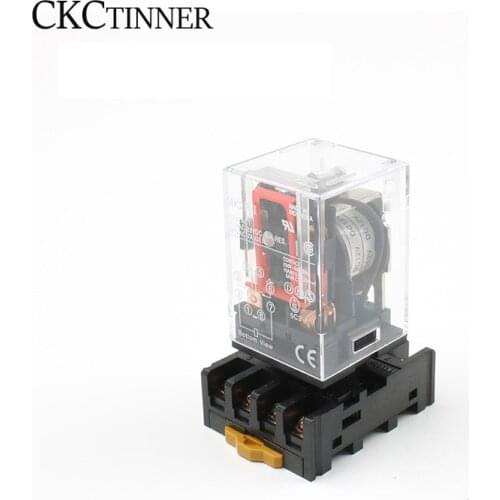 Intermediate relay MK3P-I MK3P small electromagnetic relay with base 8PIN DC12V DC24V AC110V AC220V