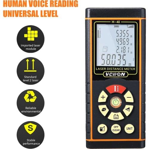Handheld Infrared Laser Rangefinder 40m Measure Distance Meter High Precision Range Finder Diastimeter Electronic Digital Ruler