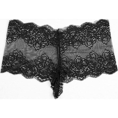 Women Panties See-through Sexy Lace Underwear Panties Seamless Female Brief Sexy Hollow Underwear G-String Transparent Plus Size