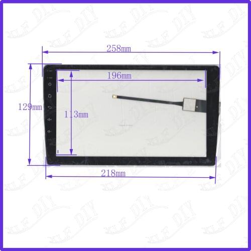 ZhiYuSun wholesale 5PCS/LOT 80150 10.1inch 258*129mm capacitive screen for car DVD redio this is compatible