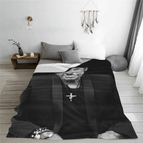 Winter throw warm flannel Johnny And Hallyday blanket Singer blankets for Sofa Sherpa Fleece Bedspread Wrap