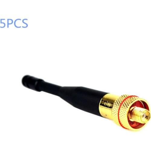 5PCS 400-470MHZ Golden Ultrashort Antenna for baofeng UV5R UV82 UV8D UV9R for kenwood TK3107 TK3207 radios