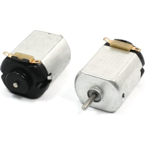 2pcs Mini 2 pin magnetic motor 19000RPM DC 3-6V for RC model aircraft