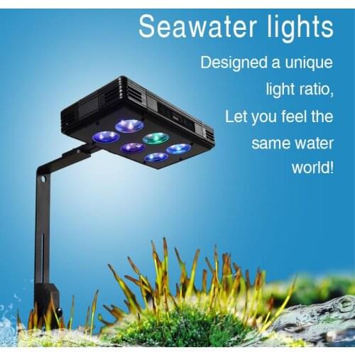 Aquarium Light Dimmable Full Spectrum For Coral Reef Grow 30W 52W 75W LED Fish Tank LED light marine sea tank coral SPS LPS