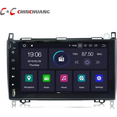 Android 9.0 Car Multimedia Player for Mercedes Benz CLK C Class W203 S203 C180 C209 W208 Radio RDS GPS DVR Wifi 4G Auto Audio