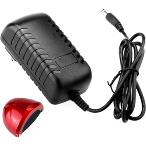 DC 24V 2A Power Supply Adapter Charger 48W US/EU Plug AC 100-240V for UV LED Light Lamp Nail Dryer