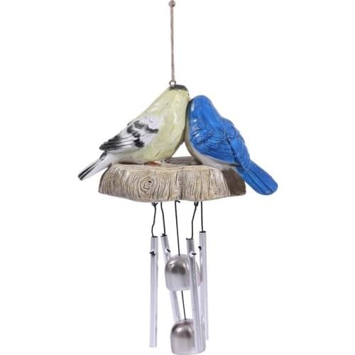 Wind Chime Bird Decorative Pendant Sweet Sound Hanging Windchime Delicate Cute Ornament Beautiful Wind-Bell Vivid Home Decor
