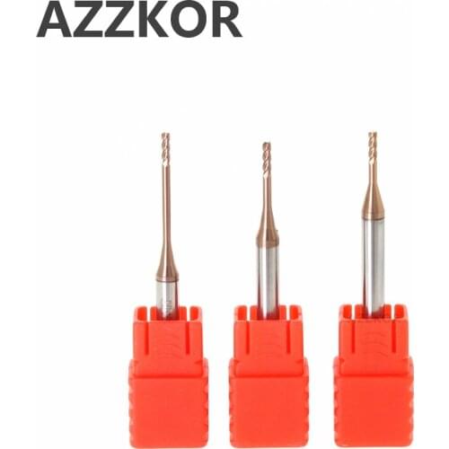 Deep Groove Alloy Face Milling Cutter Avoiding Long Neck Cutting Lengthening CNC 4Flute Top Deep Hole 0.2/0.3/0.4/0.5/0.6/0.7