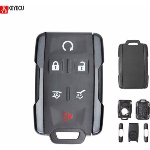 KEYECU 6Button Remote Key Shell for 2015 Chevrolet Silverado 1500 2500 3500 GMC Sierra FCC ID: M3N-32337100
