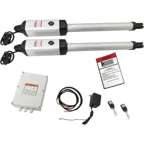 KINJOIN AC220V Electric Gates / Electric Swing Gate Opener Driving Total Gate Motor With 2 Remote Control Kits 300 KG