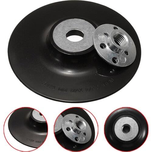 5inch 125mm Backing Pad M14 Thread Back Pad For Angle Grinder Sanding Sander Sanding Disc Backing Pad Power Tools Accessories