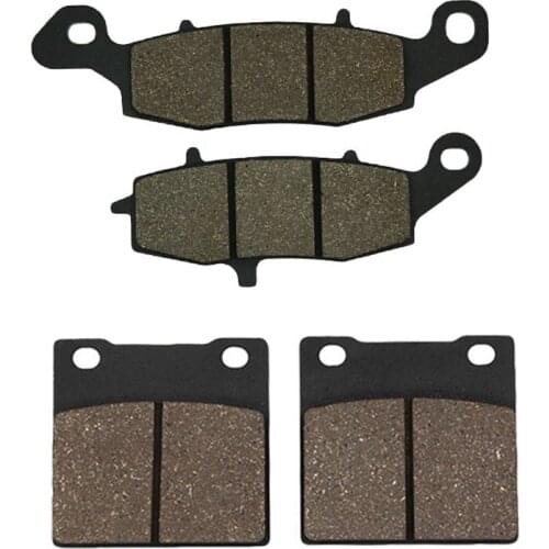Motorcycle Front and Rear Brake Pads for Suzuki GS500 1996 - 2010 GS500E 1996-2003 GS500F 2004-2009 SV400 SV400S 1998 1999