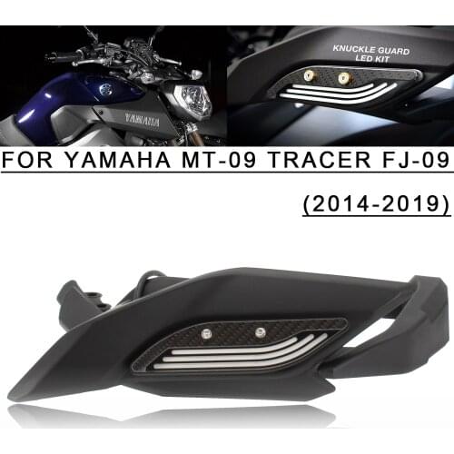 Suitable for YAMAHA MT09 TRACER FJ-09 MT-09 TRACER 2014-2017 Motorcycle Acrylic Handguard Decoration LED Light Kit