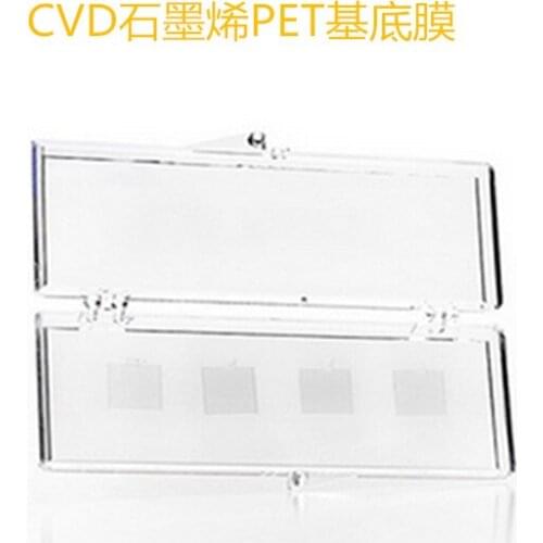 3cm*5cm PET substrate film/ Thin CVD graphene film/Applied to cell culture/ Graphene film with various substrates