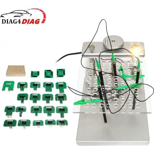 Full Set Metal LED BDM Frame Stainless Steel with 22pcs BDM Probe Adapters ECU Chip Tuning Tool For K-E-S K-t-a BDM100