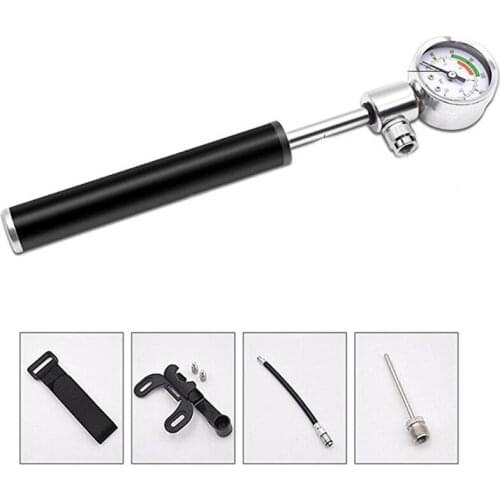 210PSI Portable Pump for Xiaomi Mijia M365 Bird Scooter Tire High Pressure Mini Pump With Gauge Hose Tire Tube Hand Air Inflator