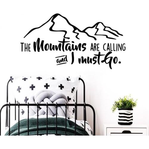 Lovely Mountain Pvc Wall Decals Home Decor For Baby Kids Rooms Decor Wall Art Decal