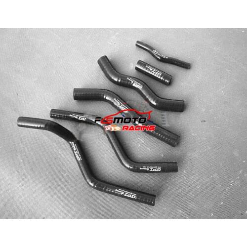 Silicone radiator hose BLACK FOR Honda CR125 CR125R 90-97 1994 1995 1996 1997 90 93 94 95 96