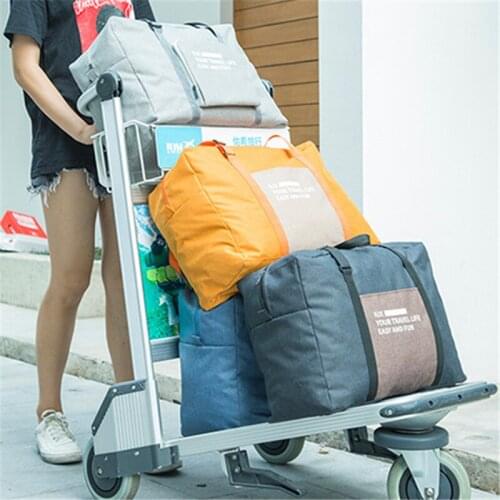Packable Carry-On Duffel Bag Women Folding Travel Bag Unisex Luggage Travel Handbags WaterProof Travel Bag Large Capacity Bag