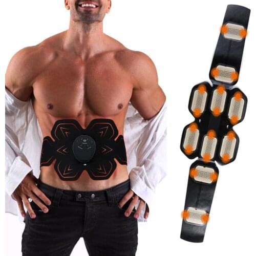 Smart EMS Wireless Muscle Stimulator Trainer Electric Pulse Fitness Abdominal Training Electric Weight Stickers Body Slimming