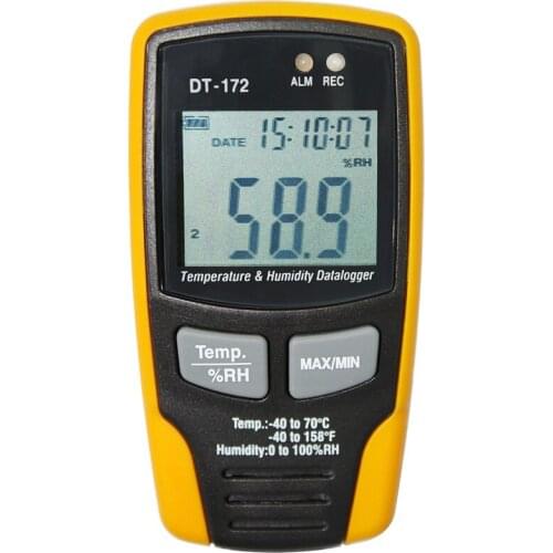 Temperature humidity recorder USB interface Memory function