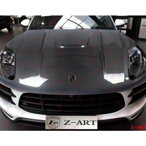 Z-ART for Macan carbon fiber engine hood for Mcan S carbon fiber engine bonnet for Macan carbon fiber engine lid
