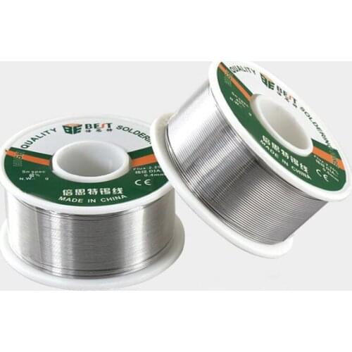 10PCS /Lot BEST 0.4 mm 100g Tin Soldering Wire Welding Wire Solder Wire 2.25% Flux Rosin Roll