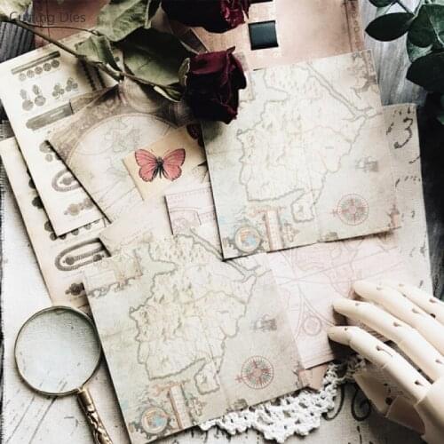 12Pcs/lot Vintage Scrapbooking Pads Paper Origami Art Background Paper Card Making DIY Scrapbook Paper Craft