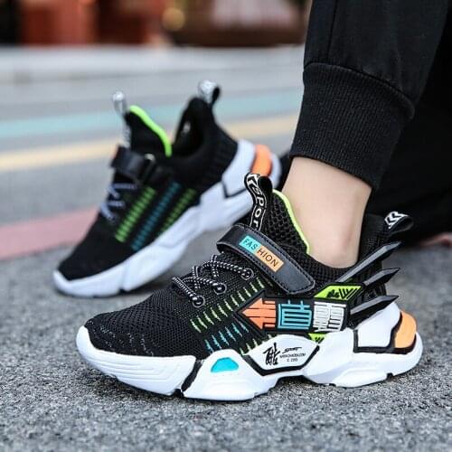 2021 Childrens Sports Shoes Boys Childrens Shoes Soft Sports Running Basketball PU Leather Casual Shoes