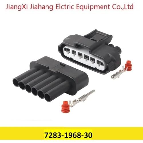 7283-1968-30 Free shipping 200sets DJ7061A-2.2-11/21 6Pin AMP Car Electrical Wire Connectors for VW,BMW,Audi,Toyota