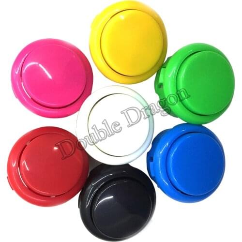 Arcade machine button 30mm with microswitch high quality copy-obsf push buttons short version for fighting games cabinet