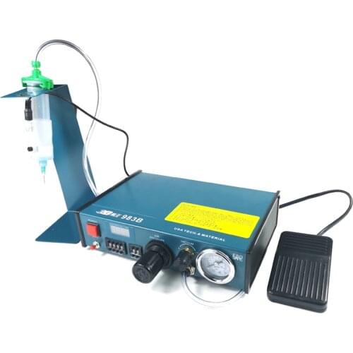 983A glue dispenser machine automatic solder paste dispenser Pneumatic Adhesive Dispenser auto adhesive dispensing equipment