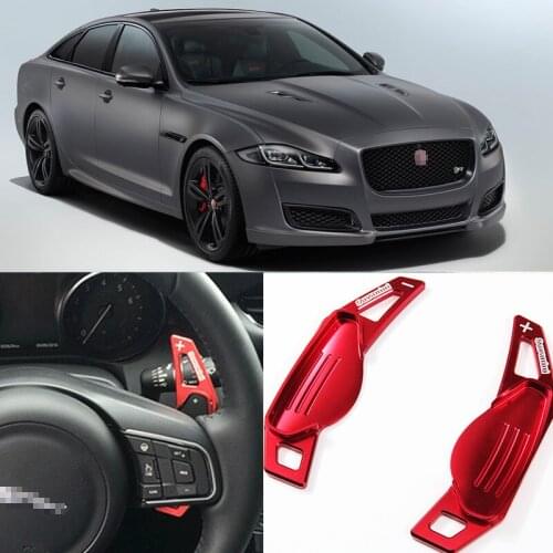 Car Accessories Aluminum Steering Paddle Shifter Extension For Jaguar XJ 2010-20 Car-styling