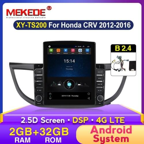 HD Tesla screen Android Car Multimedia Player DVD Gps For Honda Crv 2012 2013 2014 2015 Radio Video IPS Screen Wifi USB Canbus