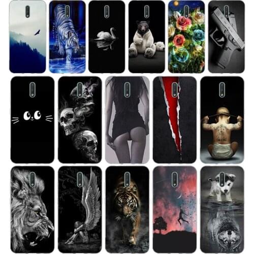 B Phone Case For Nokia 2.3 3 5 Soft Silicone TPU Ultra Thin Flower Floral Painted Back Cover For Nokia 2.3 Case