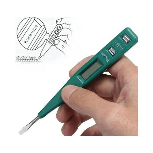 Digital TESTER hunting screws electric multimeter VOLT direction LCD DISPLAY 99 S0348 sent from Italy