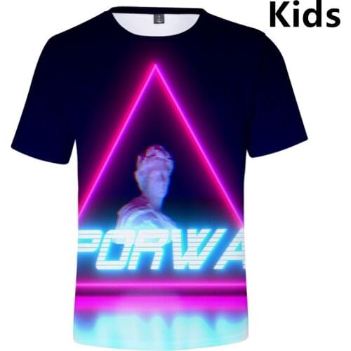 3 to 14 years kids t shirt Michelangelo Statue David Vaporwave 3d print t-shirt boys girls cartoon t shirts tee children clothes