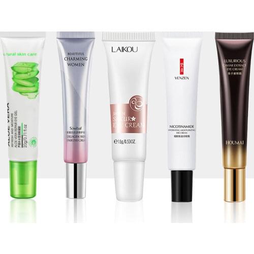 Eye Cream Hyaluronic Acid & Collagen & Astaxanthin Anti-Wrinkle Anti-Aging Eye Care Anti Puffiness Remover Dark Circles TSLM2