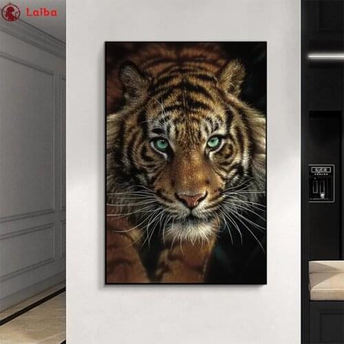 Full square round drill set Hot selling home art, animals, tigers diy diamond painting 5d diamond mazayka embroidery room decor