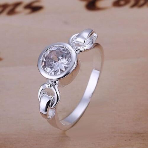 Ring Silver Plated Ring Silver fashion jewelry ring factory prices Lock Ring /KFXJAKHB VVTLSGFJR042