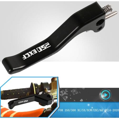 CNC Motocross Left Clutch Levers Handle Conversion Lever Save Effort Kits For 250/300 XC/SX/XCW/EXC/6D 2016 2017 2018 2019 2020