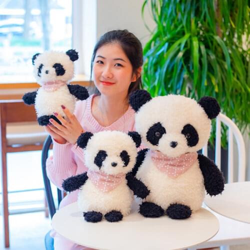 22-37cm Cute Panda Elephant Dog Rabbit Plush Toy Forest Animal Small Cartoon Raccoon Pig Bear Frog Pillow Children Birthday Gift