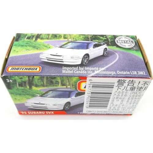 2019 Matchbox Cars 1:64 Car 95 SUBARU SVX Metal Diecast Alloy Model Car Toy Vehicles