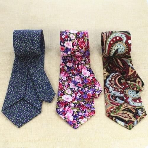 Ricnais Fashion Mens Cotton Tie 8cm Necktie for Men Causal Paisley Ties For Man Bussines Corbatas Wedding Party Neckties