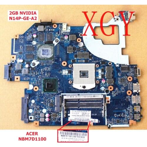 NBM7D11001 HM77 nVidia Motherboard for Acer Aspire V3-571G Laptop,Q5WV1 LA-7912P 100% test ok